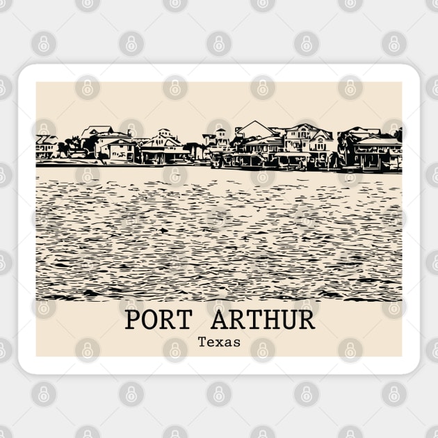 Port Arthur - Texas Magnet by Lakeric